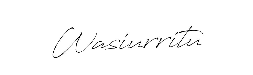 How to make Wasiurritu signature? Antro_Vectra is a professional autograph style. Create handwritten signature for Wasiurritu name. Wasiurritu signature style 6 images and pictures png