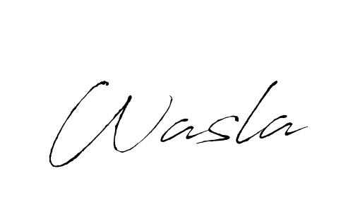 Antro_Vectra is a professional signature style that is perfect for those who want to add a touch of class to their signature. It is also a great choice for those who want to make their signature more unique. Get Wasla name to fancy signature for free. Wasla signature style 6 images and pictures png