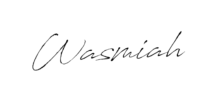 Also You can easily find your signature by using the search form. We will create Wasmiah name handwritten signature images for you free of cost using Antro_Vectra sign style. Wasmiah signature style 6 images and pictures png