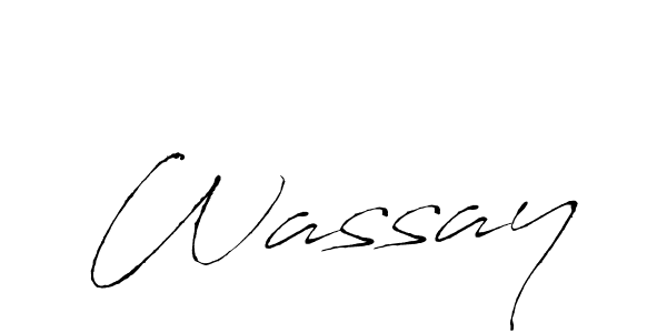 Best and Professional Signature Style for Wassay. Antro_Vectra Best Signature Style Collection. Wassay signature style 6 images and pictures png