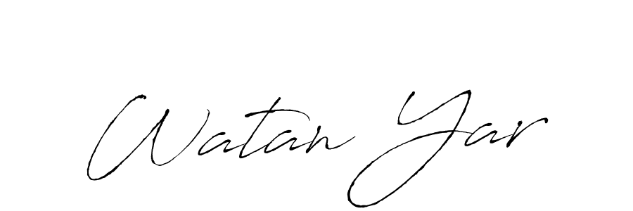 How to make Watan Yar name signature. Use Antro_Vectra style for creating short signs online. This is the latest handwritten sign. Watan Yar signature style 6 images and pictures png