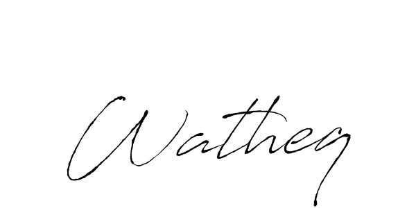 It looks lik you need a new signature style for name Watheq. Design unique handwritten (Antro_Vectra) signature with our free signature maker in just a few clicks. Watheq signature style 6 images and pictures png