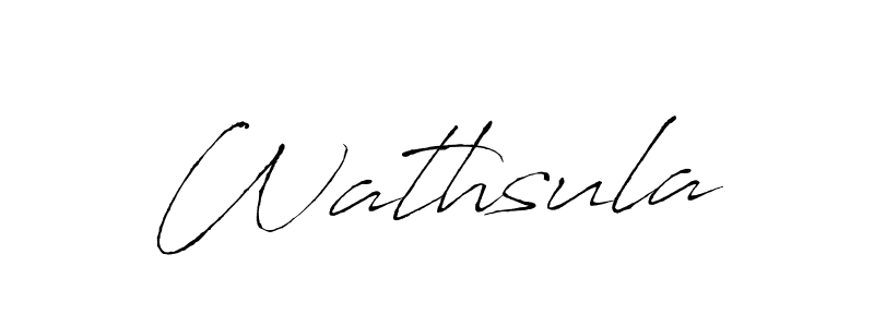 Once you've used our free online signature maker to create your best signature Antro_Vectra style, it's time to enjoy all of the benefits that Wathsula name signing documents. Wathsula signature style 6 images and pictures png