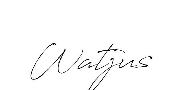 You can use this online signature creator to create a handwritten signature for the name Watjus. This is the best online autograph maker. Watjus signature style 6 images and pictures png