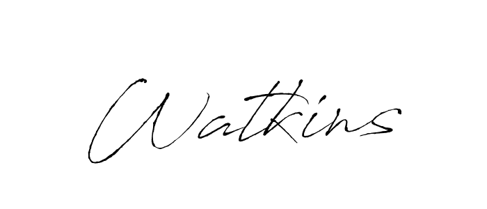 How to make Watkins signature? Antro_Vectra is a professional autograph style. Create handwritten signature for Watkins name. Watkins signature style 6 images and pictures png