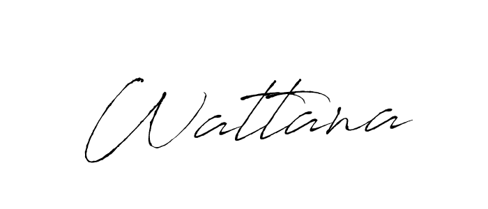 Create a beautiful signature design for name Wattana. With this signature (Antro_Vectra) fonts, you can make a handwritten signature for free. Wattana signature style 6 images and pictures png