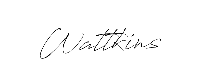You should practise on your own different ways (Antro_Vectra) to write your name (Wattkins) in signature. don't let someone else do it for you. Wattkins signature style 6 images and pictures png