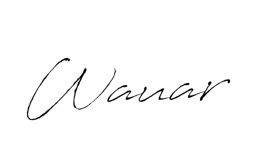 Also You can easily find your signature by using the search form. We will create Wauar name handwritten signature images for you free of cost using Antro_Vectra sign style. Wauar signature style 6 images and pictures png