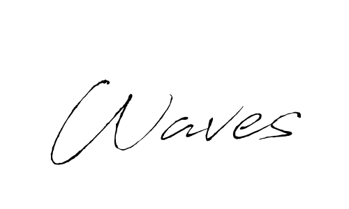 Make a beautiful signature design for name Waves. Use this online signature maker to create a handwritten signature for free. Waves signature style 6 images and pictures png