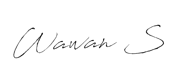 Once you've used our free online signature maker to create your best signature Antro_Vectra style, it's time to enjoy all of the benefits that Wawan S name signing documents. Wawan S signature style 6 images and pictures png