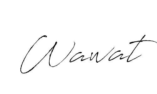Make a beautiful signature design for name Wawat. Use this online signature maker to create a handwritten signature for free. Wawat signature style 6 images and pictures png