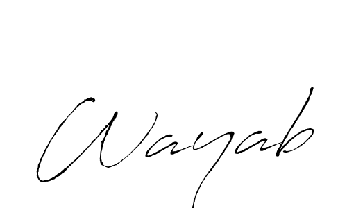 Similarly Antro_Vectra is the best handwritten signature design. Signature creator online .You can use it as an online autograph creator for name Wayab. Wayab signature style 6 images and pictures png