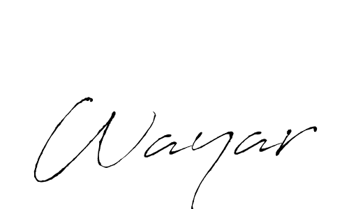 You should practise on your own different ways (Antro_Vectra) to write your name (Wayar) in signature. don't let someone else do it for you. Wayar signature style 6 images and pictures png