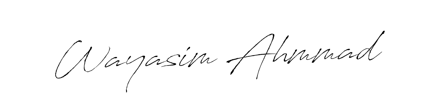 The best way (Antro_Vectra) to make a short signature is to pick only two or three words in your name. The name Wayasim Ahmmad include a total of six letters. For converting this name. Wayasim Ahmmad signature style 6 images and pictures png