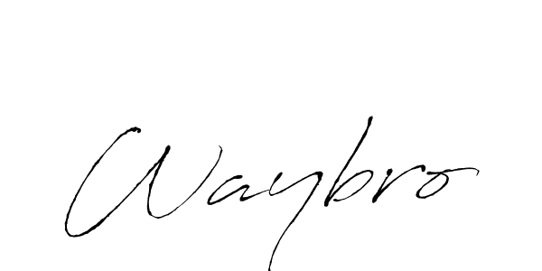 Once you've used our free online signature maker to create your best signature Antro_Vectra style, it's time to enjoy all of the benefits that Waybro name signing documents. Waybro signature style 6 images and pictures png