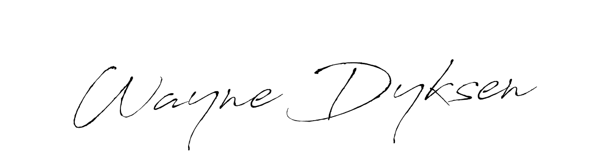 The best way (Antro_Vectra) to make a short signature is to pick only two or three words in your name. The name Wayne Dyksen include a total of six letters. For converting this name. Wayne Dyksen signature style 6 images and pictures png