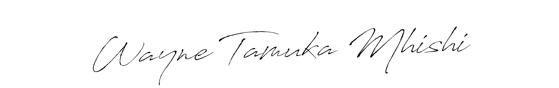 Make a short Wayne Tamuka Mhishi signature style. Manage your documents anywhere anytime using Antro_Vectra. Create and add eSignatures, submit forms, share and send files easily. Wayne Tamuka Mhishi signature style 6 images and pictures png