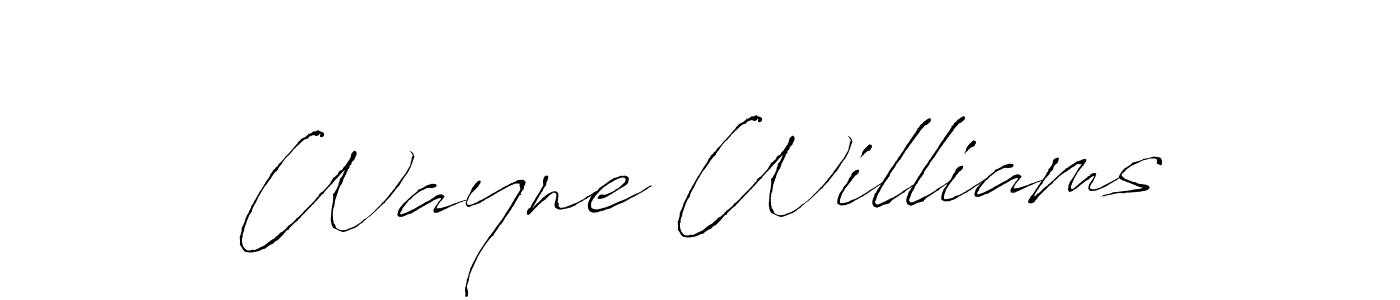 Make a beautiful signature design for name Wayne Williams. Use this online signature maker to create a handwritten signature for free. Wayne Williams signature style 6 images and pictures png
