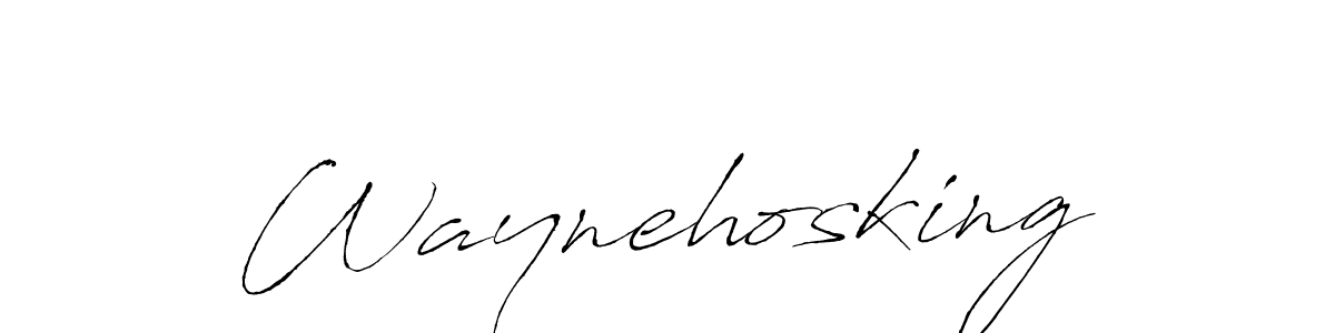 How to make Waynehosking name signature. Use Antro_Vectra style for creating short signs online. This is the latest handwritten sign. Waynehosking signature style 6 images and pictures png