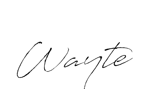 How to make Wayte name signature. Use Antro_Vectra style for creating short signs online. This is the latest handwritten sign. Wayte signature style 6 images and pictures png