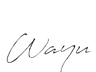 You should practise on your own different ways (Antro_Vectra) to write your name (Wayu) in signature. don't let someone else do it for you. Wayu signature style 6 images and pictures png