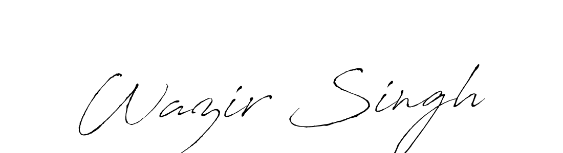 Make a beautiful signature design for name Wazir Singh. Use this online signature maker to create a handwritten signature for free. Wazir Singh signature style 6 images and pictures png