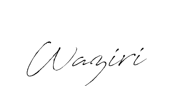 Also we have Waziri name is the best signature style. Create professional handwritten signature collection using Antro_Vectra autograph style. Waziri signature style 6 images and pictures png