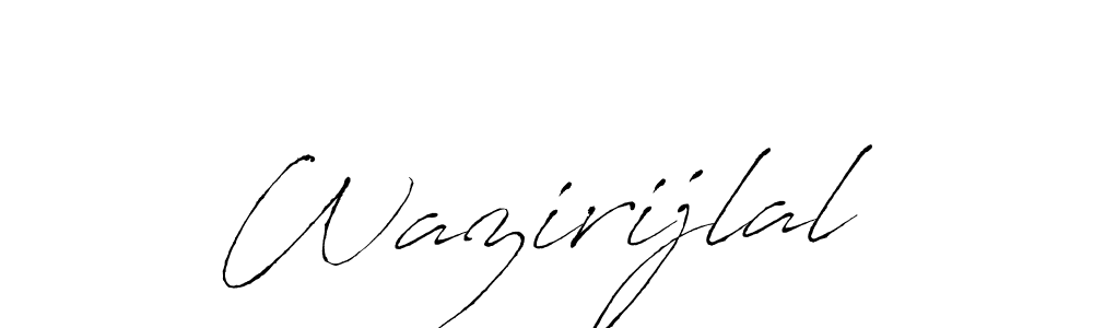 Antro_Vectra is a professional signature style that is perfect for those who want to add a touch of class to their signature. It is also a great choice for those who want to make their signature more unique. Get Wazirijlal name to fancy signature for free. Wazirijlal signature style 6 images and pictures png
