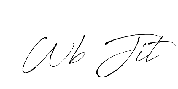 Make a beautiful signature design for name Wb Jit. Use this online signature maker to create a handwritten signature for free. Wb Jit signature style 6 images and pictures png