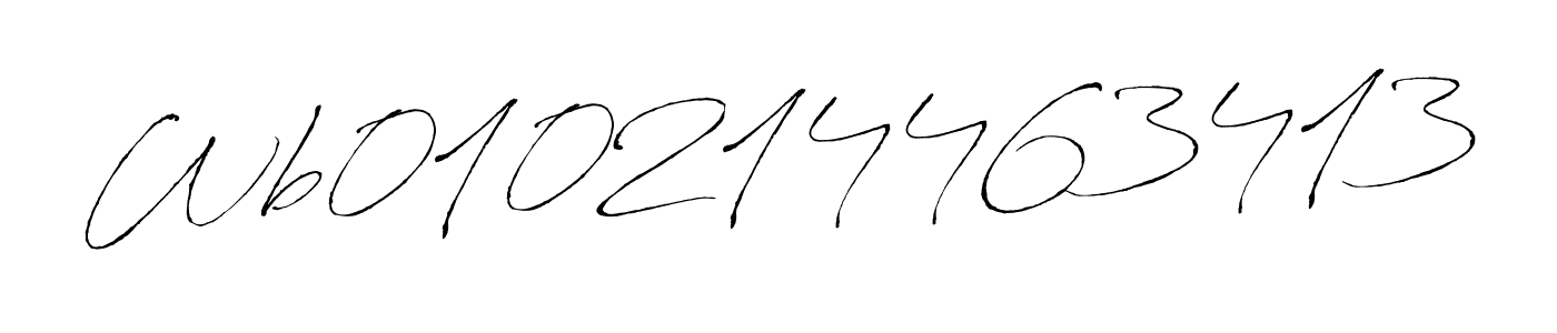 It looks lik you need a new signature style for name Wb010214463413. Design unique handwritten (Antro_Vectra) signature with our free signature maker in just a few clicks. Wb010214463413 signature style 6 images and pictures png