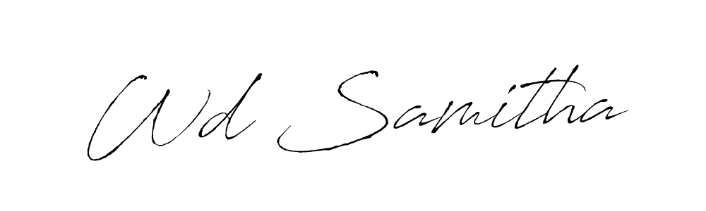 How to Draw Wd Samitha signature style? Antro_Vectra is a latest design signature styles for name Wd Samitha. Wd Samitha signature style 6 images and pictures png