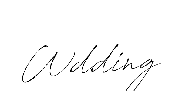 Design your own signature with our free online signature maker. With this signature software, you can create a handwritten (Antro_Vectra) signature for name Wdding. Wdding signature style 6 images and pictures png
