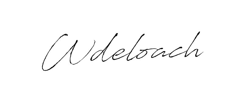 Make a short Wdeloach signature style. Manage your documents anywhere anytime using Antro_Vectra. Create and add eSignatures, submit forms, share and send files easily. Wdeloach signature style 6 images and pictures png