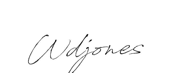 You should practise on your own different ways (Antro_Vectra) to write your name (Wdjones) in signature. don't let someone else do it for you. Wdjones signature style 6 images and pictures png