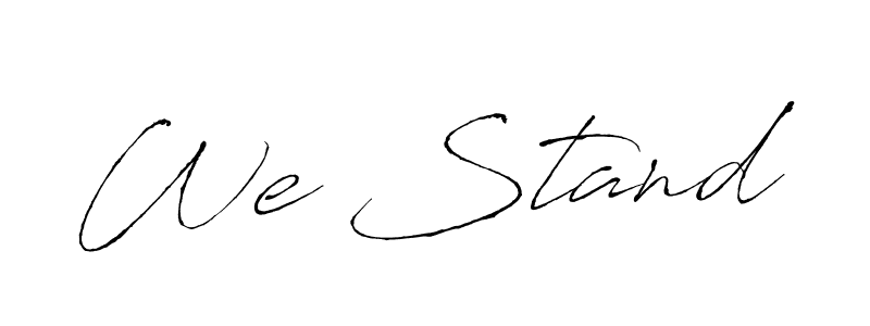 You can use this online signature creator to create a handwritten signature for the name We Stand. This is the best online autograph maker. We Stand signature style 6 images and pictures png