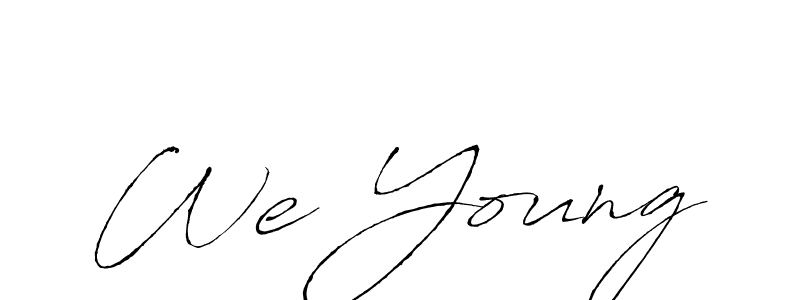 It looks lik you need a new signature style for name We Young. Design unique handwritten (Antro_Vectra) signature with our free signature maker in just a few clicks. We Young signature style 6 images and pictures png