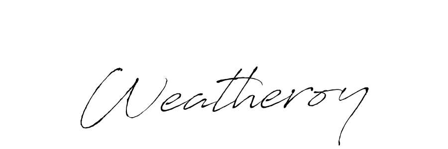 How to Draw Weatheroy signature style? Antro_Vectra is a latest design signature styles for name Weatheroy. Weatheroy signature style 6 images and pictures png