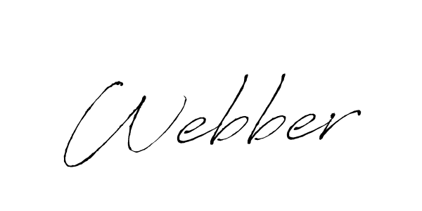 Design your own signature with our free online signature maker. With this signature software, you can create a handwritten (Antro_Vectra) signature for name Webber. Webber signature style 6 images and pictures png