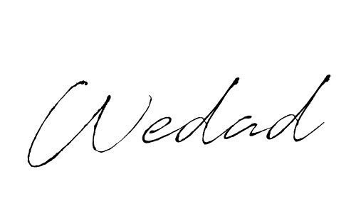 You should practise on your own different ways (Antro_Vectra) to write your name (Wedad) in signature. don't let someone else do it for you. Wedad signature style 6 images and pictures png