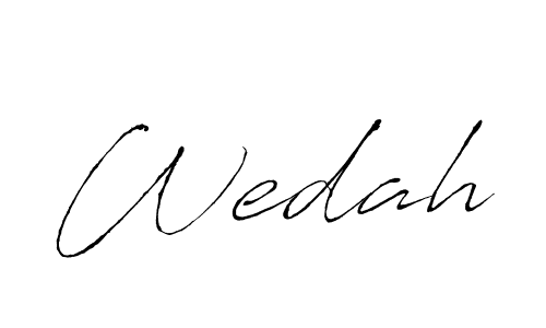 You should practise on your own different ways (Antro_Vectra) to write your name (Wedah) in signature. don't let someone else do it for you. Wedah signature style 6 images and pictures png