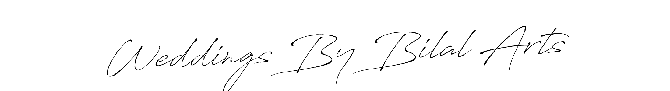 Also You can easily find your signature by using the search form. We will create Weddings By Bilal Arts name handwritten signature images for you free of cost using Antro_Vectra sign style. Weddings By Bilal Arts signature style 6 images and pictures png
