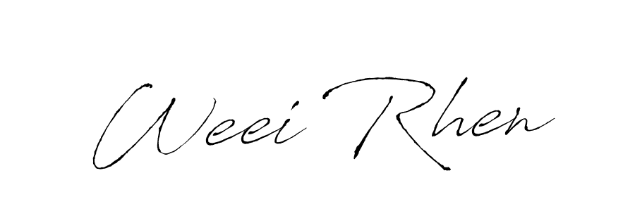This is the best signature style for the Weei Rhen name. Also you like these signature font (Antro_Vectra). Mix name signature. Weei Rhen signature style 6 images and pictures png