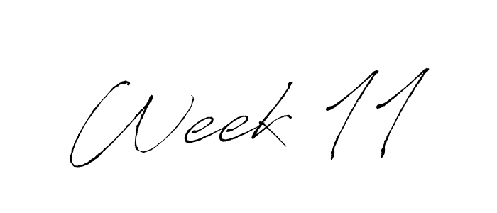 How to Draw Week 11 signature style? Antro_Vectra is a latest design signature styles for name Week 11. Week 11 signature style 6 images and pictures png