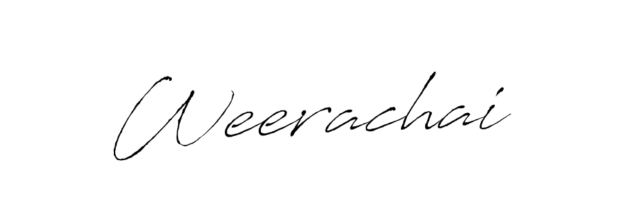 Also we have Weerachai name is the best signature style. Create professional handwritten signature collection using Antro_Vectra autograph style. Weerachai signature style 6 images and pictures png