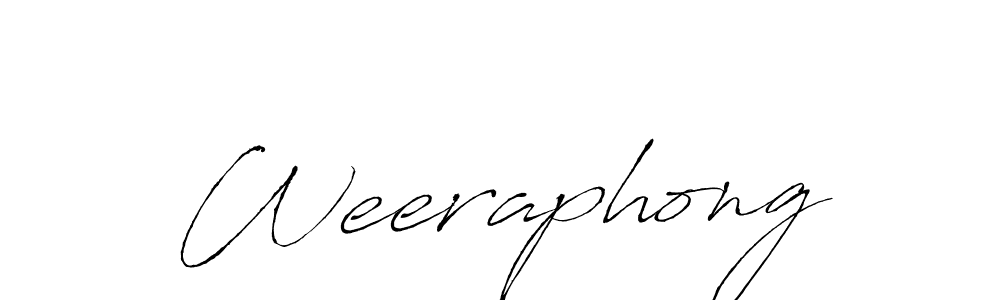 How to make Weeraphong signature? Antro_Vectra is a professional autograph style. Create handwritten signature for Weeraphong name. Weeraphong signature style 6 images and pictures png