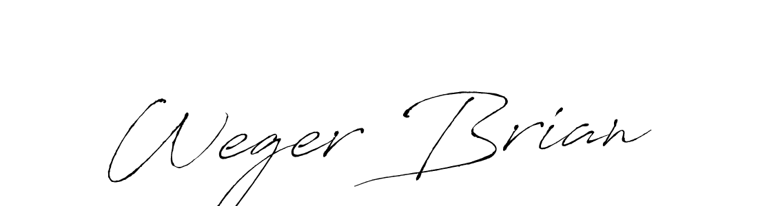 The best way (Antro_Vectra) to make a short signature is to pick only two or three words in your name. The name Weger Brian include a total of six letters. For converting this name. Weger Brian signature style 6 images and pictures png