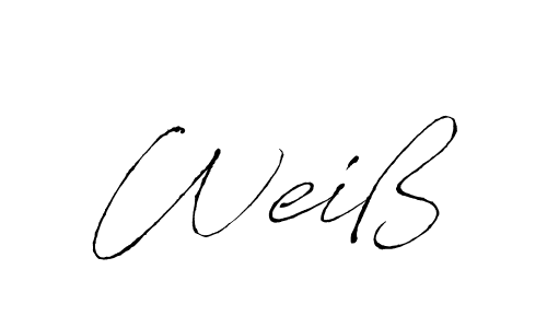 The best way (Antro_Vectra) to make a short signature is to pick only two or three words in your name. The name Weiß include a total of six letters. For converting this name. Weiß signature style 6 images and pictures png