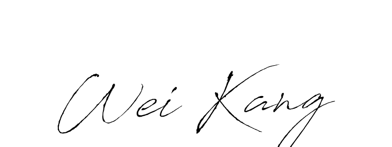 Also You can easily find your signature by using the search form. We will create Wei Kang name handwritten signature images for you free of cost using Antro_Vectra sign style. Wei Kang signature style 6 images and pictures png