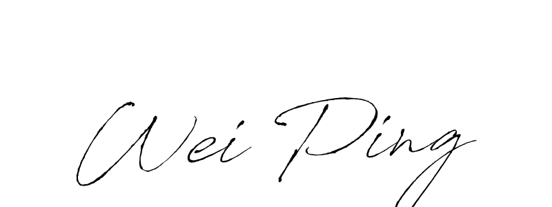 How to Draw Wei Ping signature style? Antro_Vectra is a latest design signature styles for name Wei Ping. Wei Ping signature style 6 images and pictures png