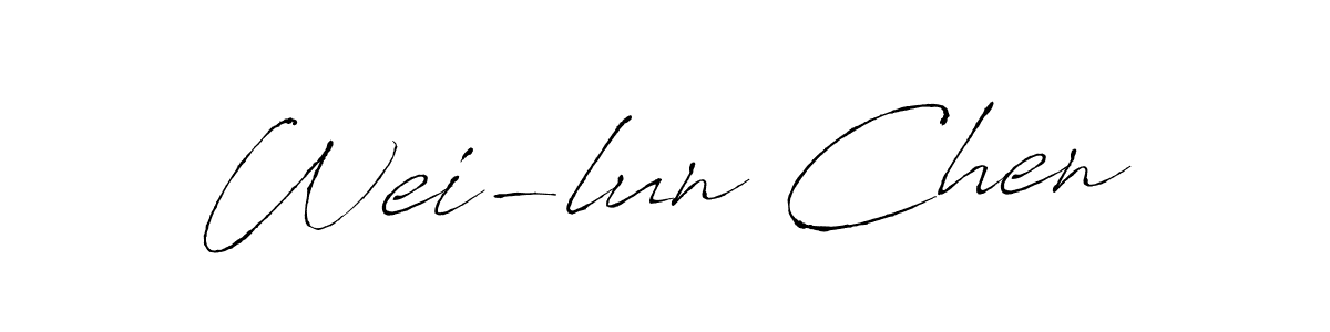 Make a beautiful signature design for name Wei-lun Chen. Use this online signature maker to create a handwritten signature for free. Wei-lun Chen signature style 6 images and pictures png